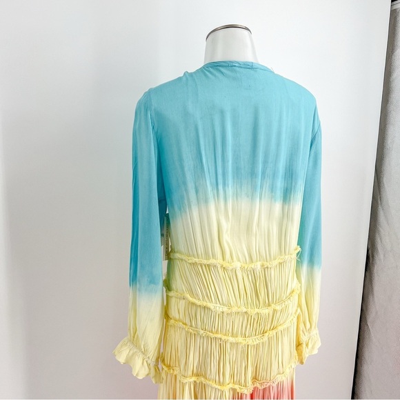 NWT For The Republic Tie Dye Button Front Dress - Picture 10 of 11